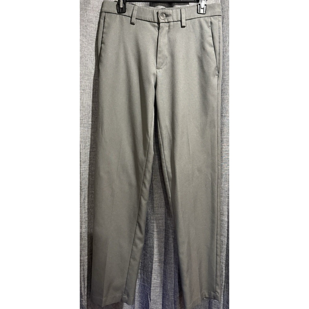 Haggar Cool 18 Pro Classic Fit Mens 30x32 Gray Pockets EUC